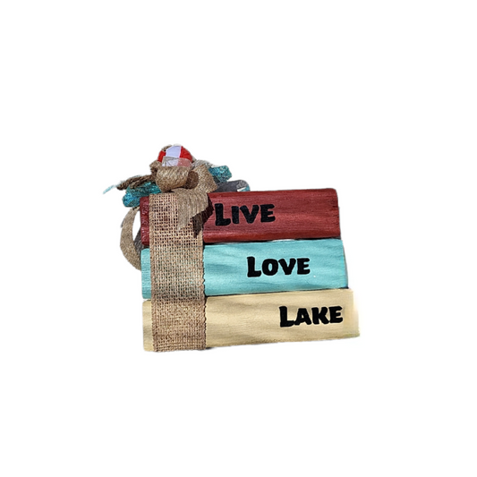 Live Love Lake Wooden Blocks