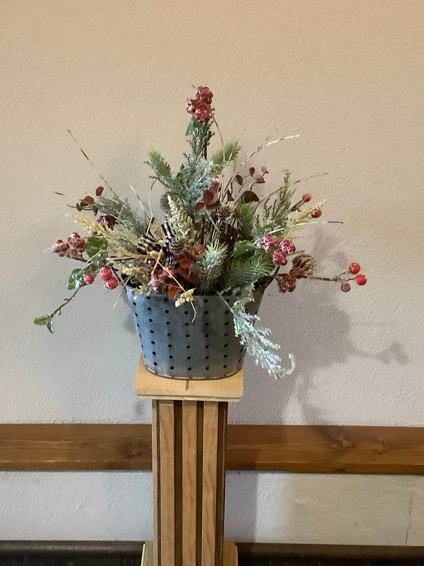 Berry Tin Arrangement