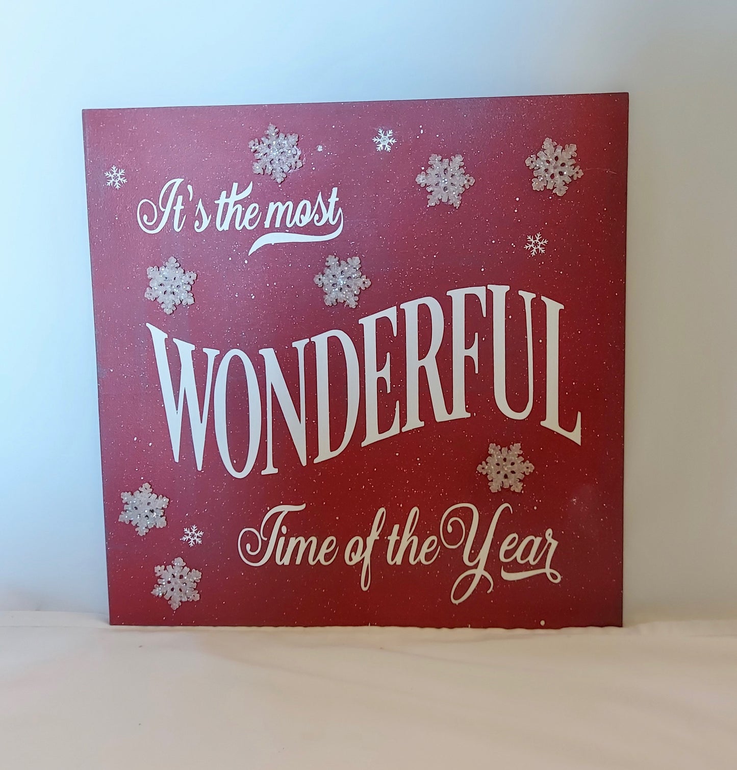 It’s The Most Wonderful Time Of The Year Wooden Sign