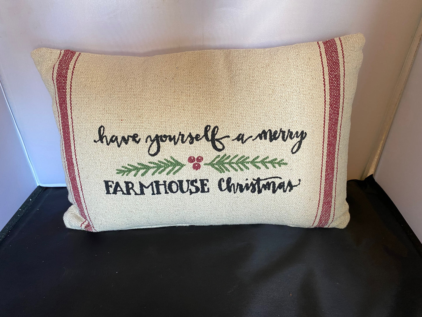 Have Yourself A Merry Farmhouse Christmas Pillow