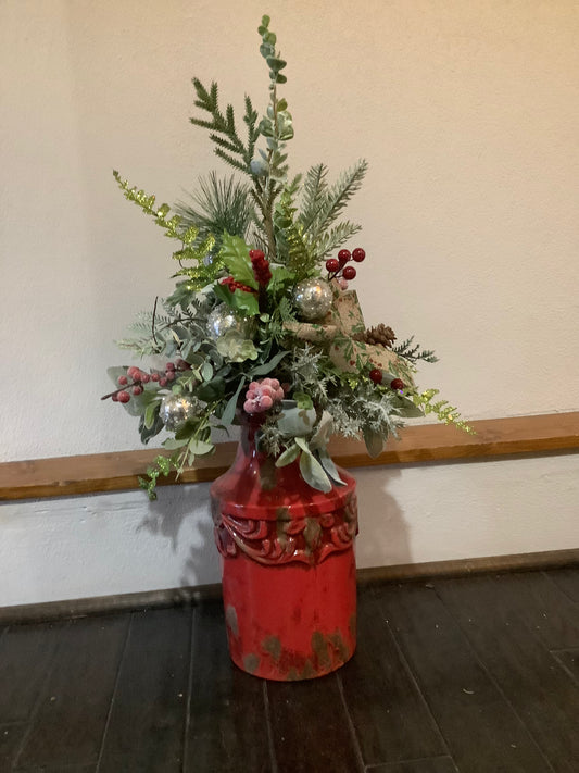 Red Christmas Arrangement