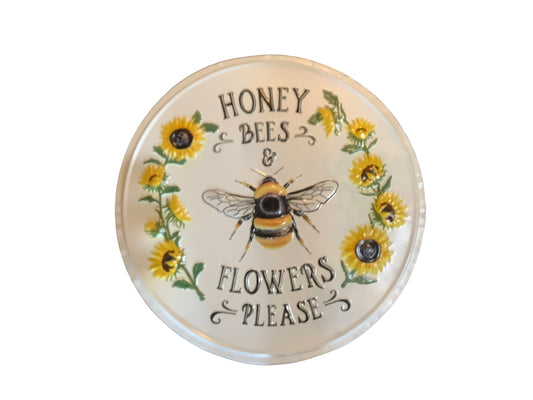 Honey Bees & Flower Wallhanging