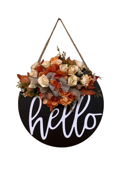 Hello Hydrangea Sign