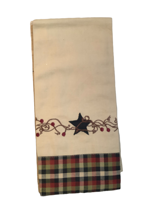 Star w/ Tangled Berries Towel