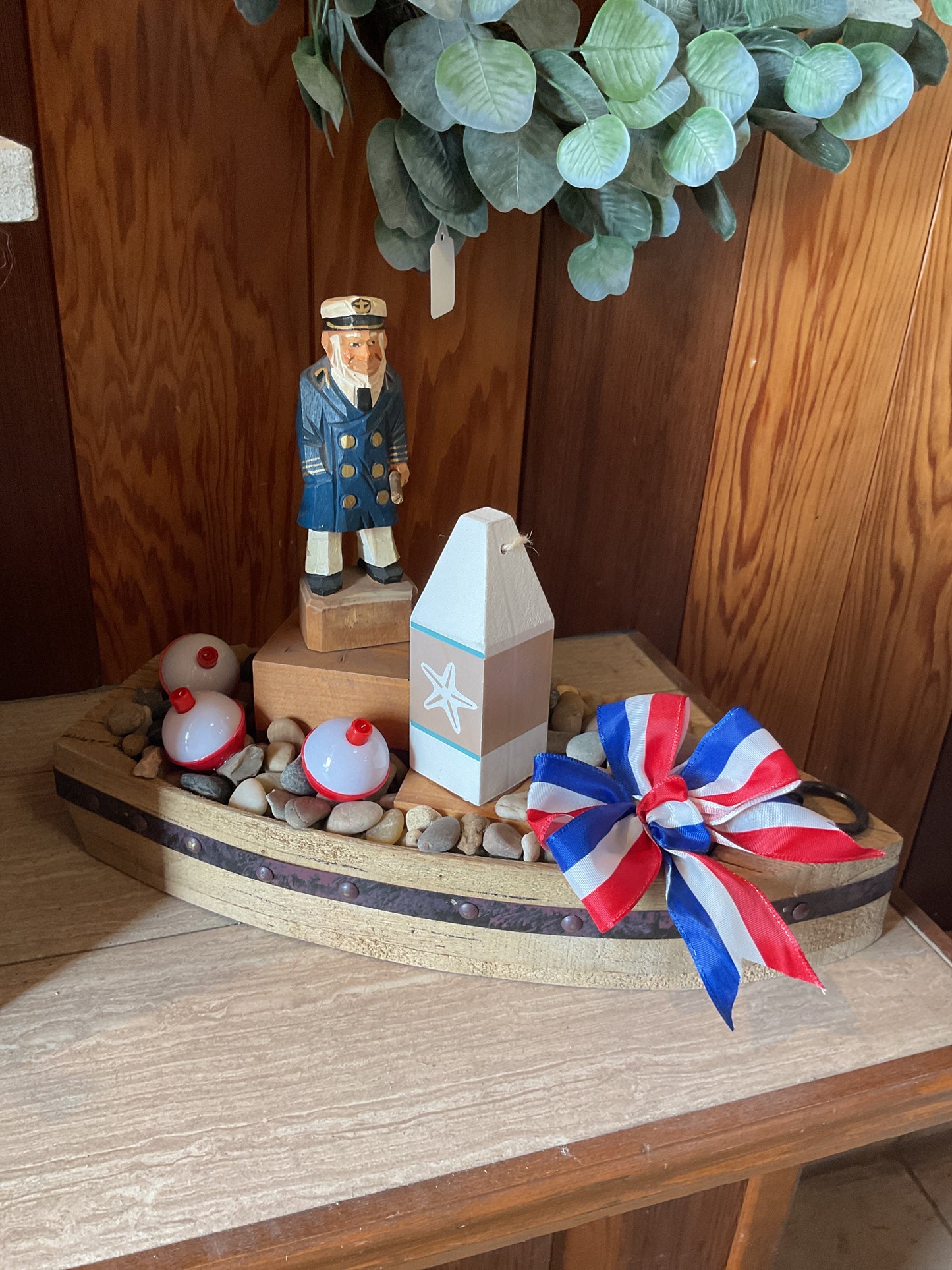 Starfish Decorative Wooden ship