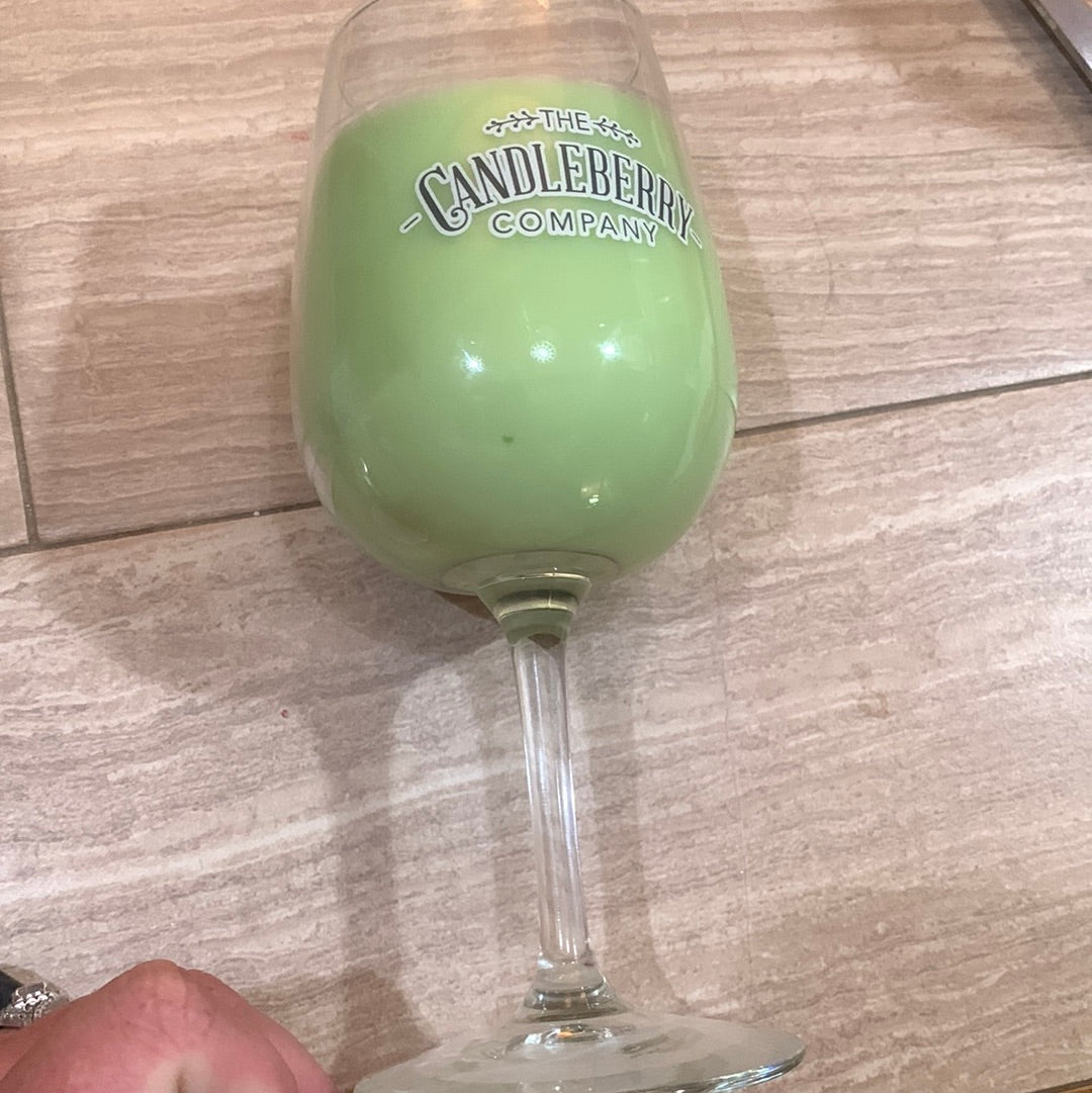 The Candleberry Company Candle (Wineglass)