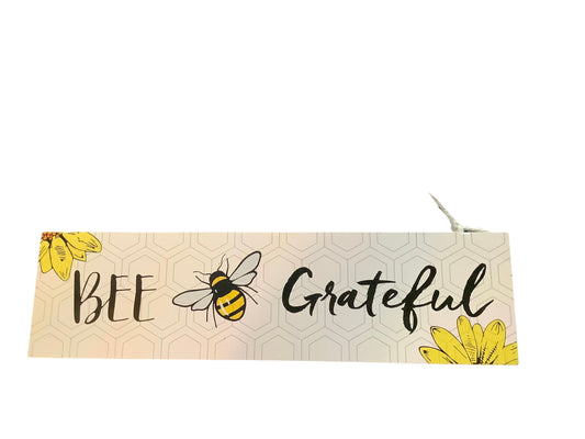 Bee Grateful Wallhanging