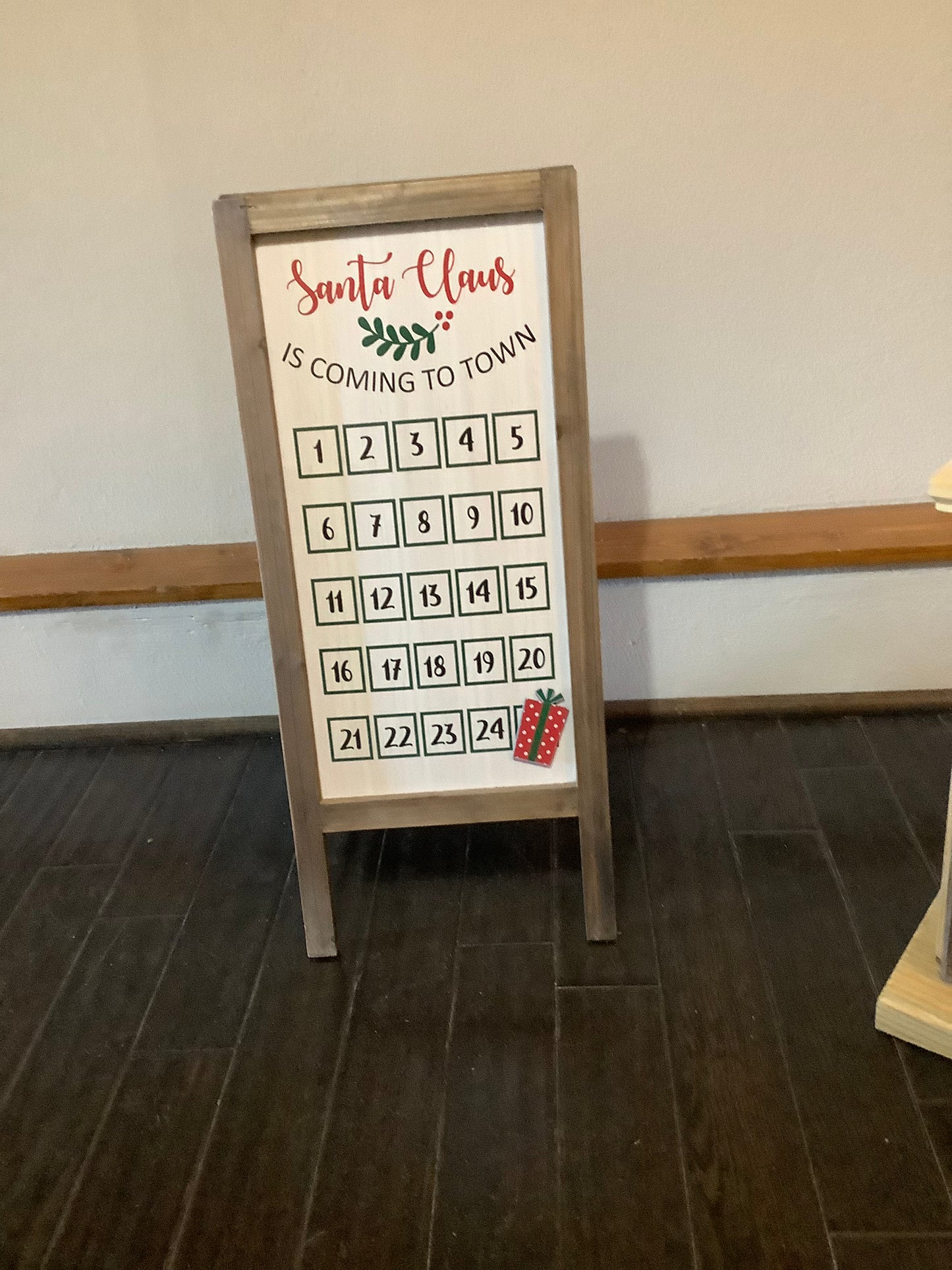 Christmas Countdown Easel