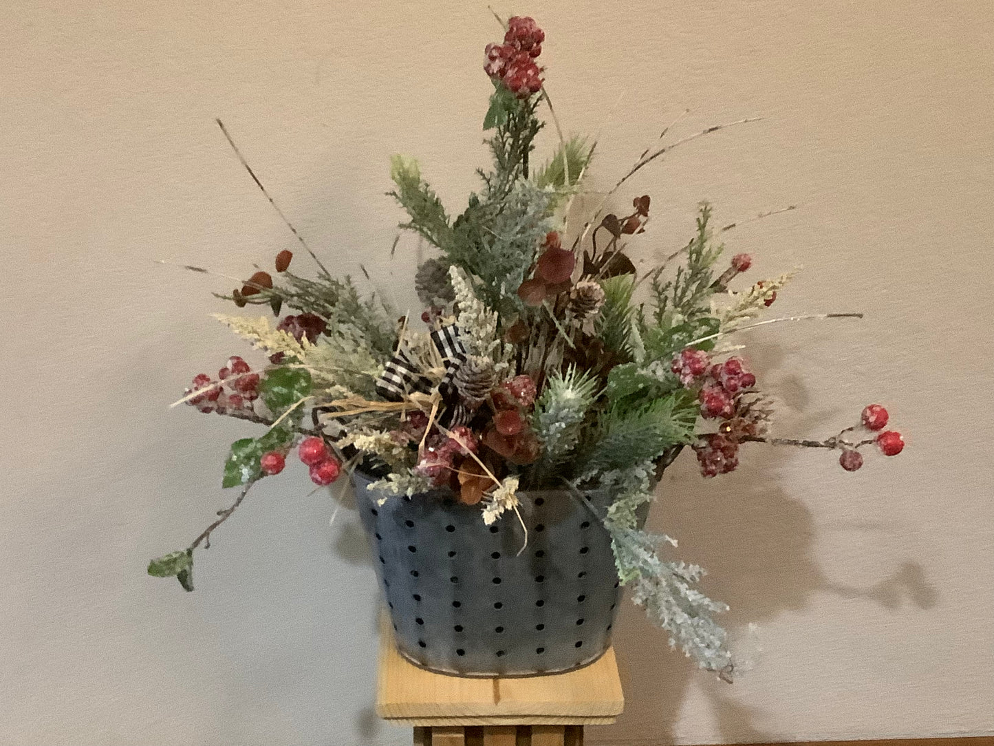 Berry Tin Arrangement