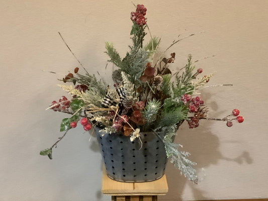 Berry Tin Arrangement