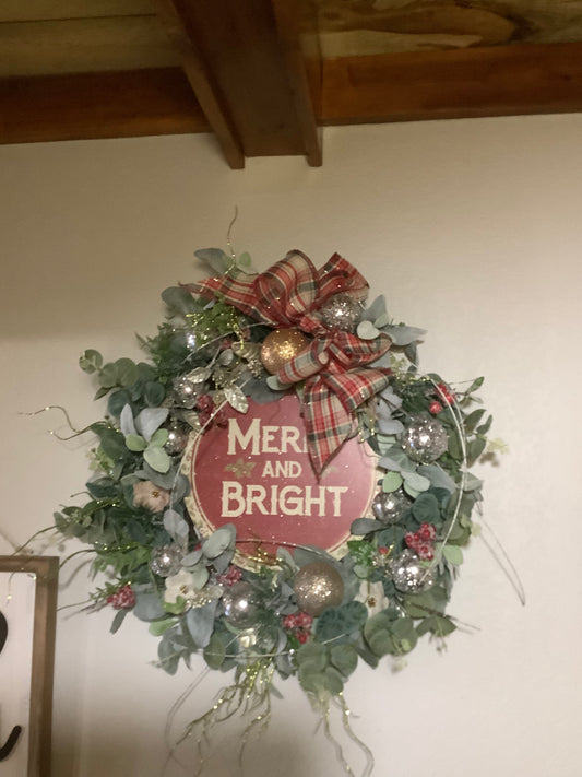 Merry & Bright Wreath